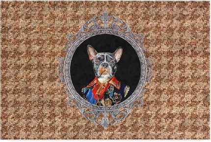 Tasarımlı Dekoratif Kapı önü Paspas, Dış Mekan/Ev İçi/Banyo/Mutfak/Yatak Odası/Giriş Paspasları (Mr Buldog, 45X70)