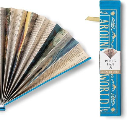 Kitap Şeklinde Yelpaze Around The World