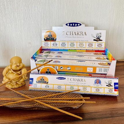 make it easier Orjinal Satya Nag Champa Çubuk Tütsü (Premium Masala Incense) (7 Chakra)