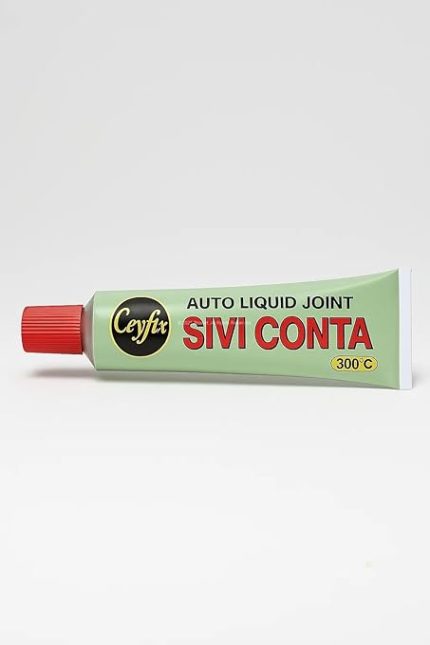 Ceyfix Sıvı Conta Yapıştırıcı, Süper Elastik, Yüksek Yapışma, Güçlü Sızdırmazlık, Motor Parçaları, Termostat, Subap Uyumlu, 50 gr