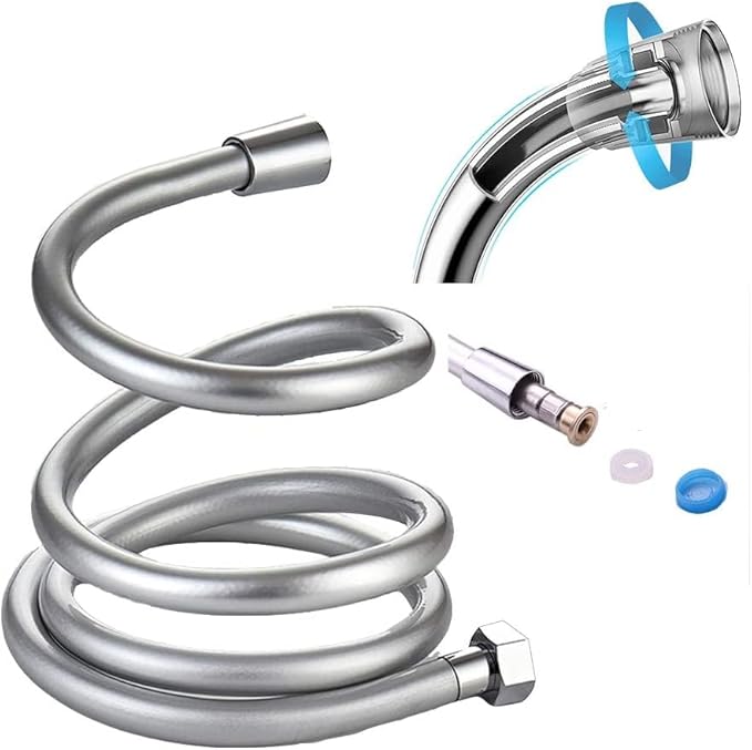 - A Kalite Dayanıklı Paslanmaz Duş Spirali/Ekstra Uzun PVC Banyo Hortumu (PVC 150)