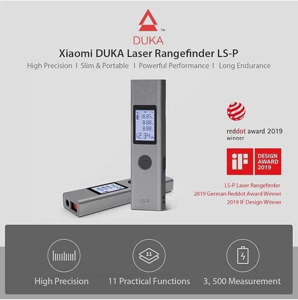Duka Ls-P 40 m Yüksek Hassasiyetli Lazer Metre - Görsel 2