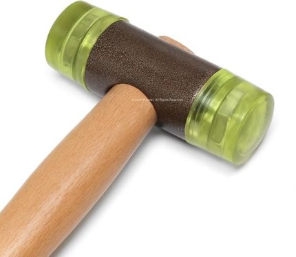 Vidalı Tokmak, Sert Plastik Başlıklı, Kolay Değiştirilebilir Vidalı Sistemli, Seramik, Fayans, Karo İçin Uygun El Aleti, 26 cm Sap Uzunluklu, Dayanıklı Tokmak (30 mm)