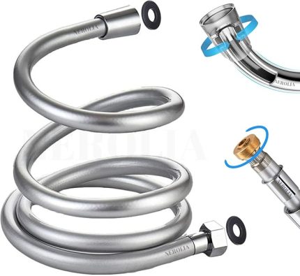 - 150cm PVC Banyo Duş Hortumu/Ultra Dayanıklı Duş Spiralİ