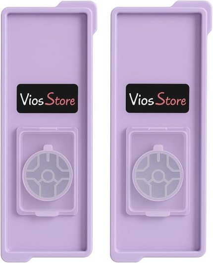 Silikon Buz Kalıbı – Sızdırmaz Kapaklı, Kolay Buz Çıkarma, 12 Gözlü, Esnek ve Yıkanabilir, Farklı Renk Seçenekli(Eflatun)