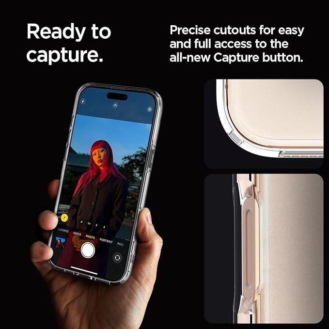iPhone 16 Pro Max ile Uyumlu Kılıf Ultra Hybrid Frost Sararmaya Dayanıklı Mat Beyaz Şeffaf Kapak - ACS07993 (Spigen TR Garantili) - Görsel 5