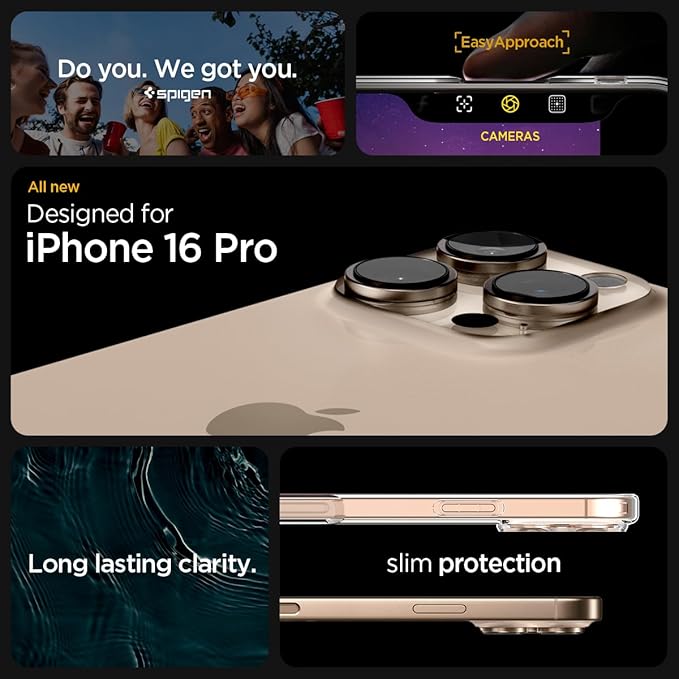 iPhone 16 Pro Max ile Uyumlu Kılıf Ultra Hybrid Frost Sararmaya Dayanıklı Mat Beyaz Şeffaf Kapak - ACS07993 (Spigen TR Garantili) - Görsel 2