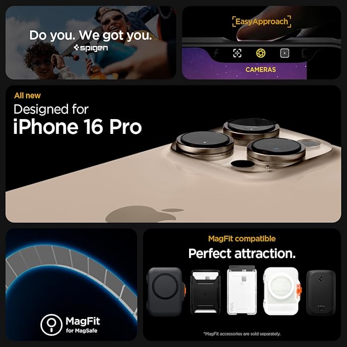 iPhone 16 Pro ile Uyumlu MagSafe Kılıf Ultra Hybrid Mag Fit Frost Sararmaya Dayanıklı Mat Beyaz Şeffaf Kapak - ACS08133 (Spigen TR Garantili) - Görsel 2