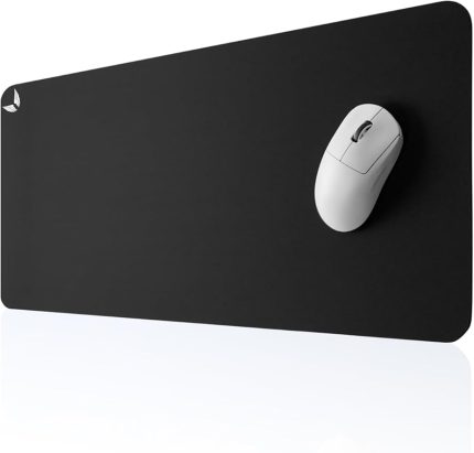Classic - Gaming Oyuncu Gamer Mouse Pad, Kaymaz Taban Büyük Boy Large Ofis Tipi Mouse Ped, Fare Altlığı, Düz Masa Koruyucu Klavye Altı Mousepad 70x30 Cm (Siyah, 70x30)