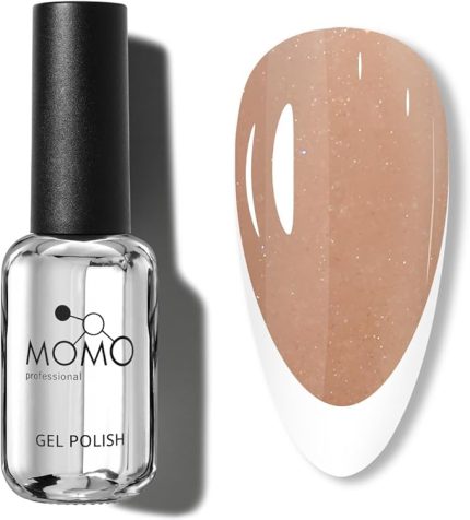 Cover Rubber Base Coat FC13, Işıltılı Nude 10 ml