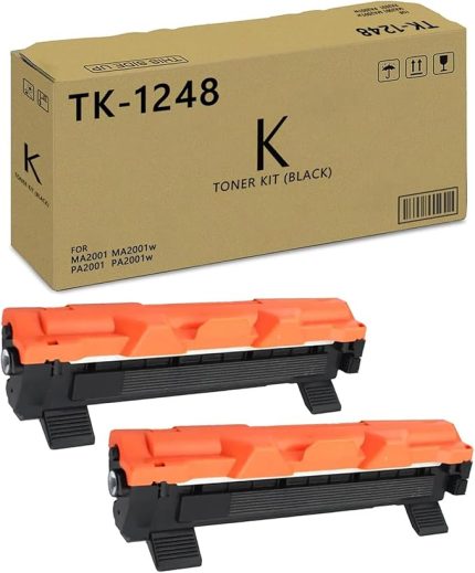 TK1248 TK 1248 Kyocera TK-1248 TK1248 Toner Kyocera PA2001w PA2001 MA2001w MA2001 Yazıcı için Uyumlu (2'li Siyah)