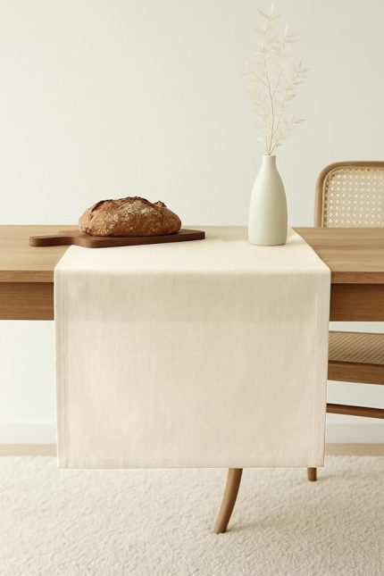 Wellstil Düz Keten Otantik Runner 40x150