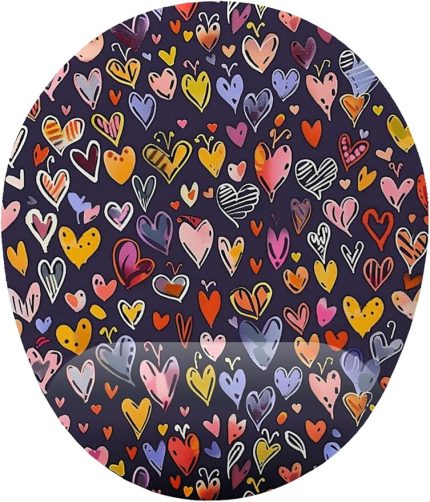 Desenli Bilek Destekli Mouse Pad