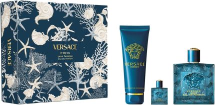 Eros EDP Parfüm 100 ml + Duş Jeli 150 ml + Seyahat Boy Erkek Parfümü 5 ml Set