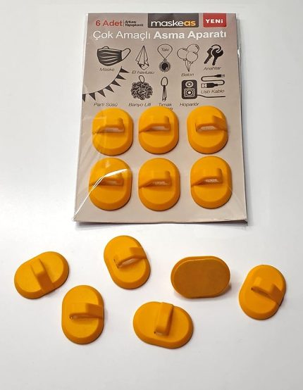 adet Çok Amaçlı Asma Aparatı (Sarı)