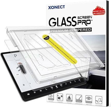 Model X/Model S Araçlar ile Tam Uyumlu Kolay Kurulum Parlak Ekran Koruyucu