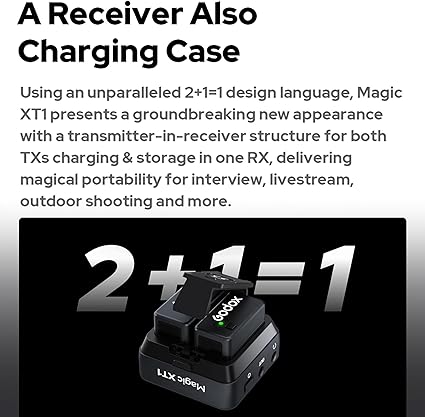 Magic XT1 Yaka Mikrofonu (Type-C/Lightning Uyumlu) - Görsel 5