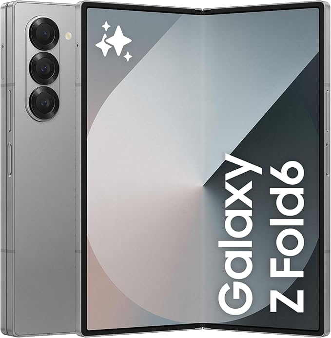 Galaxy Z Fold6, Yapay Zeka (AI) Telefon, 12GB RAM, 256GB Hafıza, Gümüş, Android Akıllı Telefon, 50MP Kamera, Büyük Ekran, Çoklu Görev, S Pen, Uzun Pil Ömrü (Samsung Türkiye Garantili)