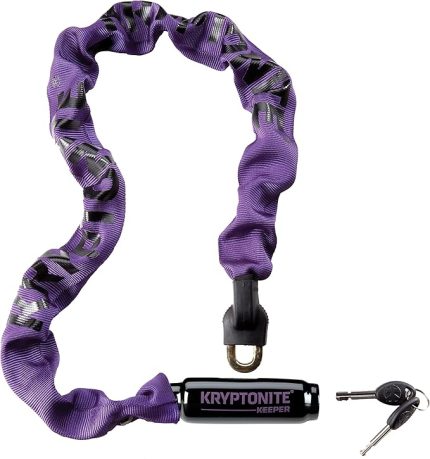 Kryptonite – Keeper 785 – Tümleşik Chain 85 cm – Kilit Şifreli kilit, mor Keeper 785, mor, evrensel, 001614 _ Kry