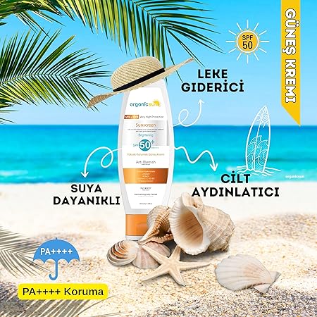 50+ Yüz ve Vücut Güneş Kremi 100ML – Leke Karşıtı, Yüksek Korumalı, Suya Dayanıklı, Her Cilt tipine uygun, Vegan - Görsel 3