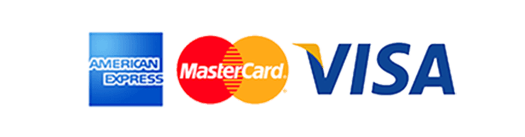 Visa, Mastercard ve American Express ödeme yöntemleri