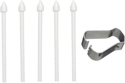 Galaxy S24 Ultra S23 Ultra Tab S9 Tab S8 Dokunmatik Stylus S Kalem Ucu için Yedek Kalem Uçları Sökme Cımbızlı Kalem Ucu (Beyaz)