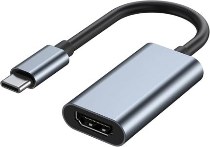 için USB C - HDMI Adaptörü, MacBook pro için 4K HDMI - USB C Dizüstü Bağlantı İstasyonları, iPad air için USB Tip C - HDMI Kablosu, Chromebook XPS TV vb için USBC'den HDMI Dongle'a
