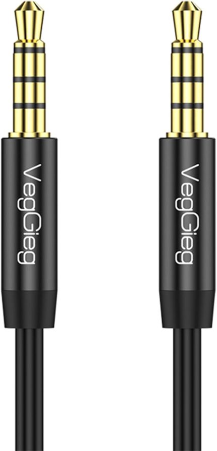 Jack TRRS Hi-Fi AUX Mikrofon ve Ses Kablosu 5 Metre