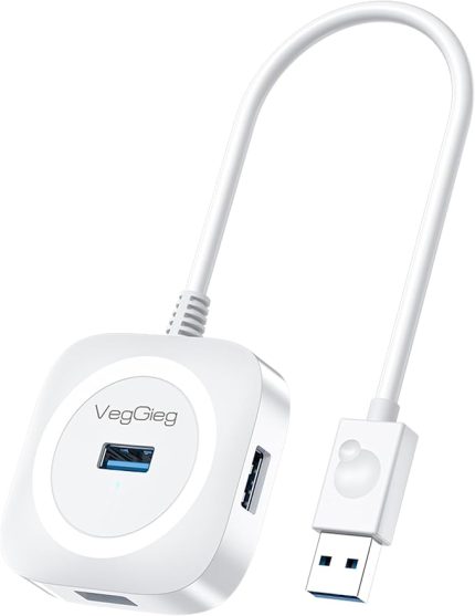 Port USB 3.0 Çoklayıcı Hub Beyaz