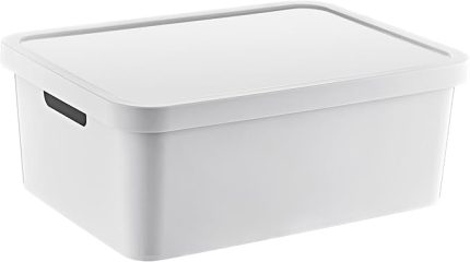 Stafi Çok Amaçlı Kapaklı Kutu 12 LT BEYAZ