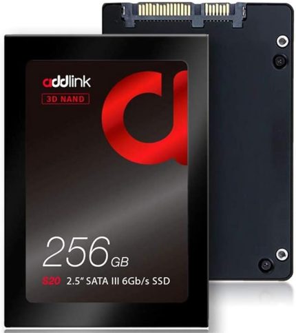 256GB 510-400 MB/s 2.5” SATA III 6Gb/s SSD AD256GBS20S3S
