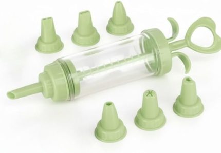 Pompası Sıkacağı Krem Şanti Sıkacağı Pompası 6 Parça Set - Pasta ve Kek Süsleme Aracı