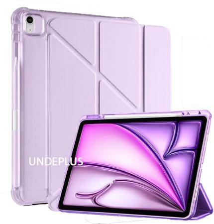Air 13inç M2/M3 ile uyumlu Kılıf Kalem Şarj Bölmeli Case A2898 A2899 A2900 Lila