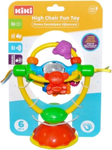 Mama Sandalyesi Eğlencesi - Mama Sandalyesi Oyuncağı Vakumlu Vantuzlu - Bebek Oyuncağı