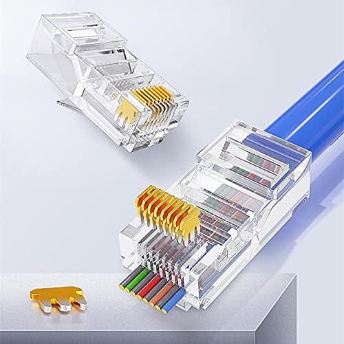 Nesil Delikli Cat6/Cat5 RJ45 Jack Konnektör UTP 100 Adet 4381 - Görsel 5