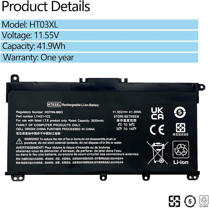 L11119-855 HP Pavilion 14-CE 14-CF 14-CK 14cm 14-DH 14-DF 14Q-CS 14Q-CY 15-CS 15-DQ 15-DA - DB 15-CW 17-CA 240 245 250 255 G7 340 348 G5 L11421-2C2 - Görsel 4