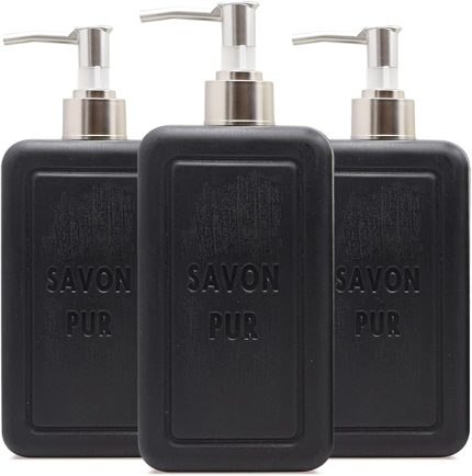 de Royal Savon Pur Luxury Vegan Sıvı Sabun 500 ml 3 Adet (Siyah)