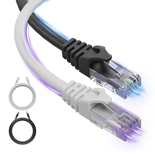 metre, Ethernet Kablosu, Ağ Kablosu, LAN, Cat6, Modem İnternet Kablosu, Gri, - Görsel 3