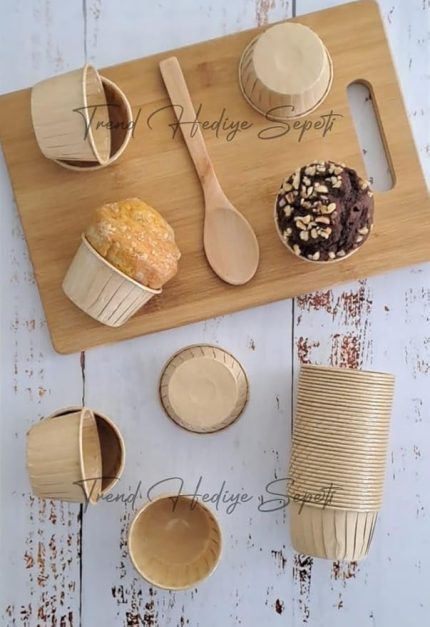 Muffin Cupcake Kalıbı Kek Kapsülü, Muffin Kek Kalıbı, Airfryer Uyumlu