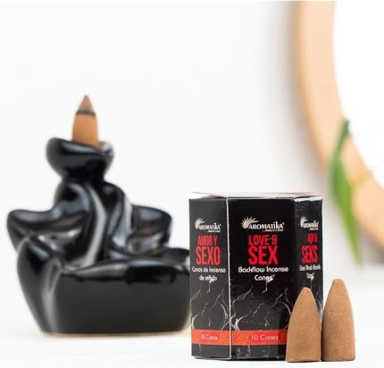 Doğal KONIK Tütsüler (Şelale geri Akışkanlı) || Backflow Incense Cones || (Love & Sex)