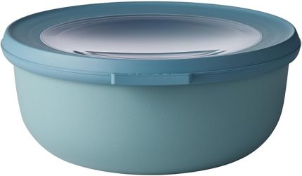 - Multi Bowl Cirqula Round - Kapaklı saklama kabı - Buzdolabı, mikrodalga fırın ve saklama kabı olarak hava geçirmez saklama kutusu olarak uygundur - 750 ml - Nordic Green