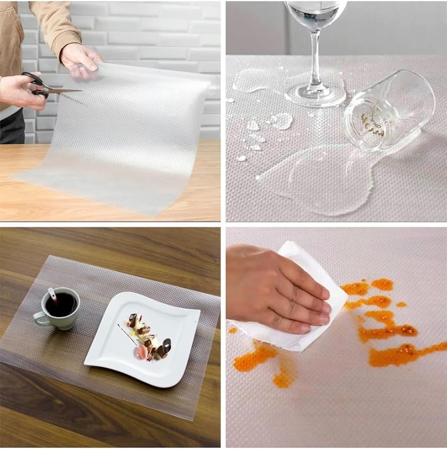 Raflık Pıtırcık Kaydırmaz 45 cm x 5 Metre Şeffaf - Görsel 3