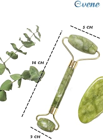 Dermaroller Cilt Saç Yüz Bakımı Saklama Kaplı 540 İğneli + Jade Roller Yüz Masaj Aleti Seti (1.00 MM Dermaroller) - Görsel 5