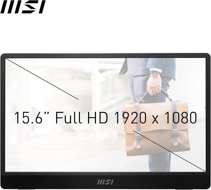 Pro MP161 E2 15.6" 4ms (GTG) 60Hz Adaptive-Sync IPS Full HD Taşınabilir Monitör - Görsel 2