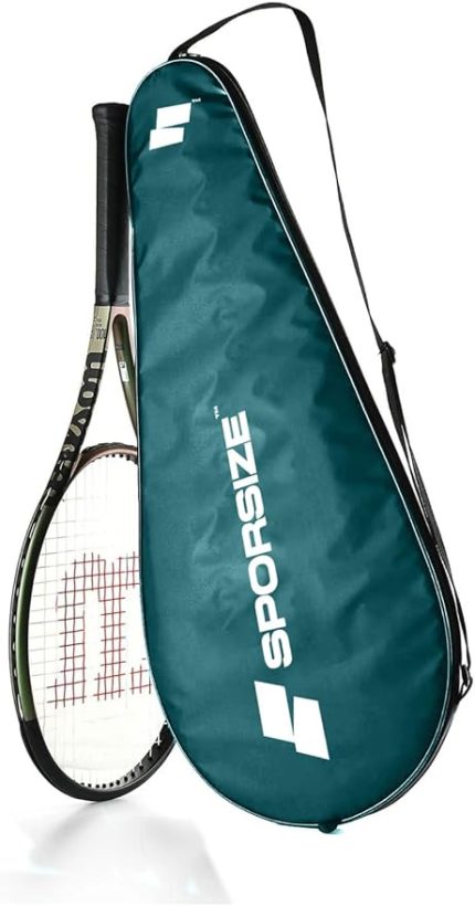 Tennis Racket Cover Tenis Raketi Kılıfı Çantası (Koyu Yeşil)