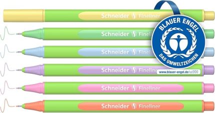 LINE-UP FİBER UÇ KLM 0,4 PASTEL 6LI SET 191085