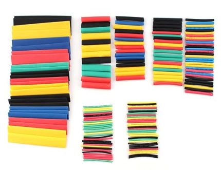 140-164-530-750 Parça Heat Shrink Makaron Isıyla Daralan Kablo Tamir Seti (164 PARÇA KUTUSUZ)