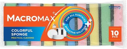 Bulaşık Süngeri 10'lu Mega Ekonomik Paket, Çok Amaçlı Yüzey Süngeri