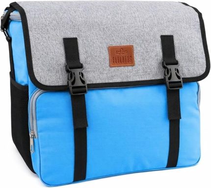 16 Litre Termos Çanta Yalıtımlı Sıcak Soğuk Muhafazalı Kamp Piknik Seyahat Çantası (Mavi)