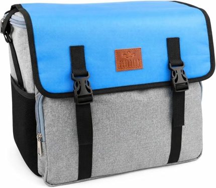 16 Litre Termos Çanta Yalıtımlı Sıcak Soğuk Muhafazalı Kamp Piknik Seyahat Çantası (Gri)